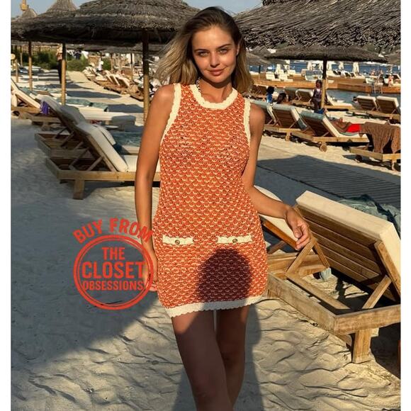 RARE!!! ZARA Short Knit Dress NWT - Picture 9 of 16